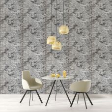 Панель стеновая в рулоне 3D 700мм*3,08м*3мм Черный мрамор