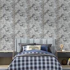 Панель стеновая в рулоне 3D 700мм*3,08м*3мм Черный мрамор