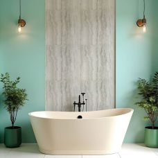 Плитка виниловая самоклеящаяся 457x457x1,5 мм матовая Серый мрамор