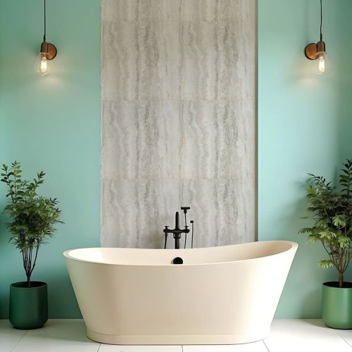 Плитка виниловая самоклеящаяся 457x457x1,5 мм матовая Серый мрамор