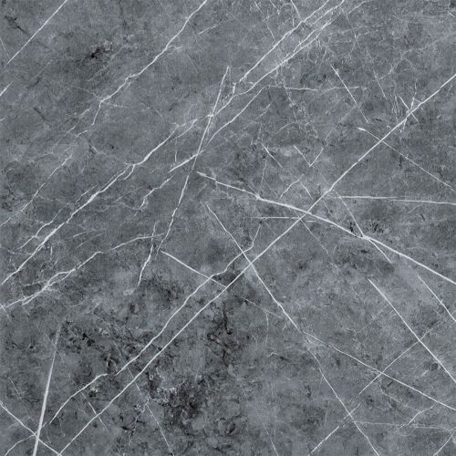 Декоративная ПВХ плита 600х600х3мм Серый натуральный мрамор (S) SW-00001627