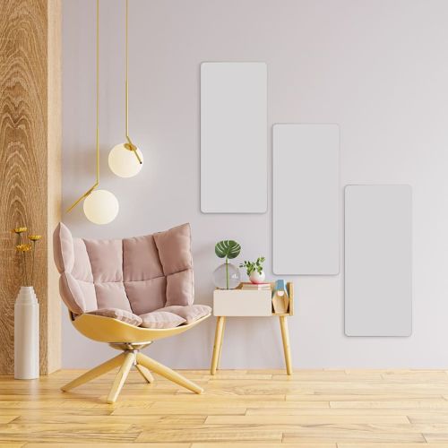 Зеркало акриловое самоклеющееся 400x900 мм 0.36 м² акрил Серебристое