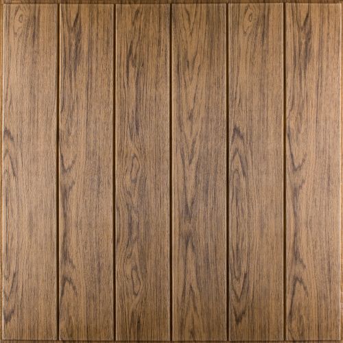 Самоклеющаяся декоративная 3D панель 3D Loft HP-YYB01-5 Под дерево светлый дуб 700x700x5мм