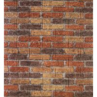 Самоклеющаяся декоративная 3D панель 3D Loft OS-CZ06-3 Под бежево-красный Екатеринославский кирпич 700х770х3мм