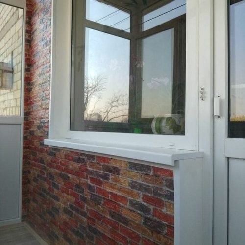 Самоклеющаяся декоративная 3D панель 3D Loft OS-CZ06-3 Под бежево-красный Екатеринославский кирпич 700x770x3мм