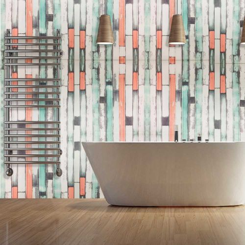 Самоклеющаяся декоративная 3D панель 3D Loft HP-MZ05-5 Под мятное дерево 700x700x5мм