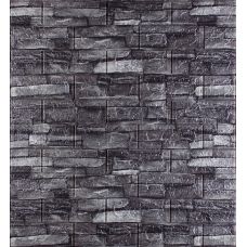 Самоклеющаяся декоративная 3D панель серый песчаник 700х770х3мм (59-3)