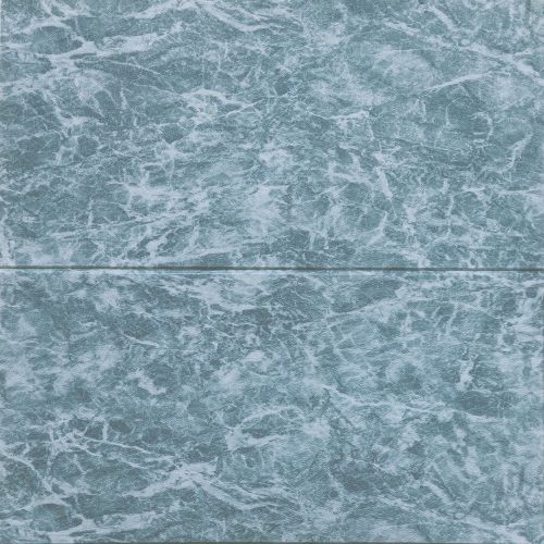 Самоклеющаяся декоративная 3D панель под плитку мрамор темное море 700x700x4мм (362)