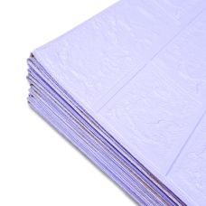 Самоклеющаяся декоративная 3D панель под светло-фиолетовый кирпич в рулоне 3D Loft 3080х700х3мм