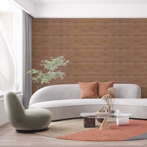 Самоклеющаяся декоративная 3D панель под дерево светлый дуб в рулоне 3D Loft 2800x700x3мм