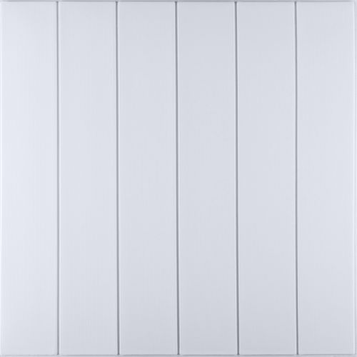 Самоклеющаяся декоративная 3D панель белое дерево 700x700x5мм (3331-5)