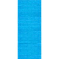 Самоклеющаяся декоративная 3D панель под синий кирпич в рулоне 20 м 20000х700х3мм