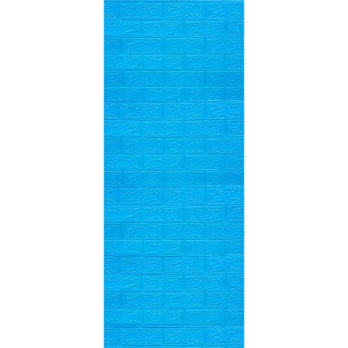 Самоклеющаяся декоративная 3D панель под синий кирпич в рулоне 20 м 20000x700x3мм