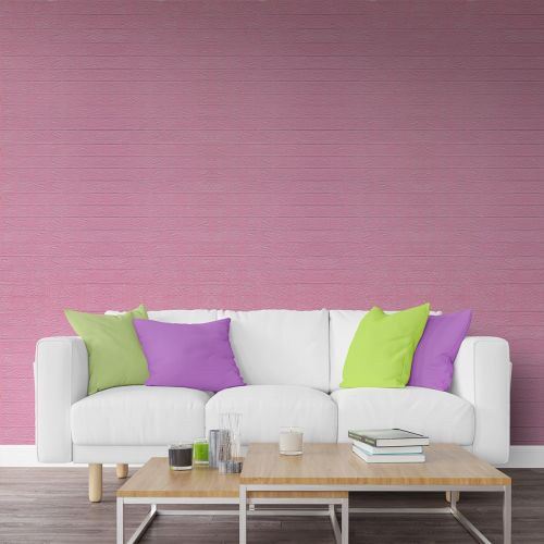 Самоклеющаяся декоративная 3D панель под розовый кирпич в рулоне 20 м 20000x700x3мм