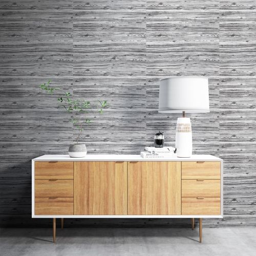 Самоклеющаяся декоративная 3D панель под дерево цвета зебры в рулоне 20 м 20000x700x3мм