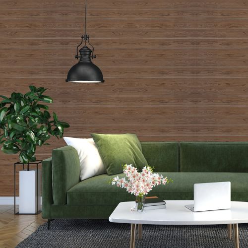 Самоклеющаяся декоративная 3D панель под дерево светлый дуб в рулоне 20 м 20000x700x3мм