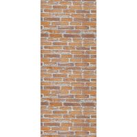 Самоклеющаяся декоративная 3D панель под рыжий екатеринославский кирпич в рулоне 20 м 20000х700х3мм