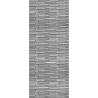 Самоклеющаяся декоративная 3D панель серая кладка в рулоне 19.6 м 19600х700х5мм