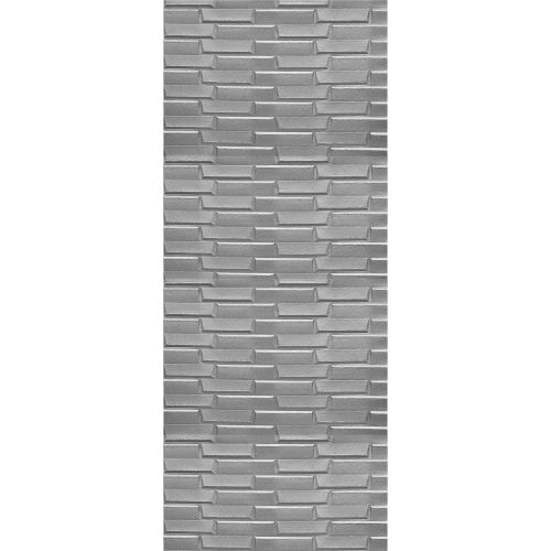 Самоклеющаяся декоративная 3D панель серая кладка в рулоне 19.6 м 19600x700x5мм