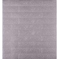 Самоклеющаяся декоративная 3D панель 3D Loft HP-ZW27-3 под кирпич Розовое золото 700х770х3 мм (347-3)