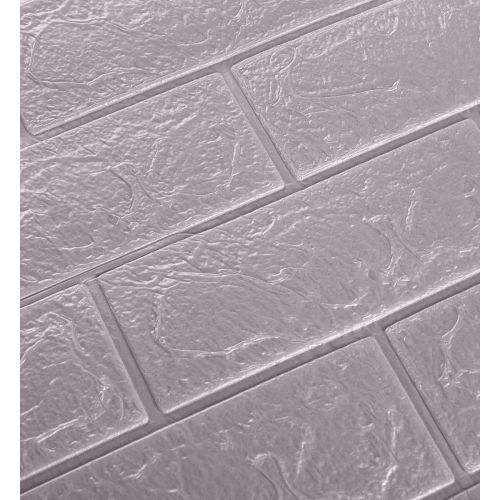 Самоклеющаяся декоративная 3D панель 3D Loft HP-ZW27-3 под кирпич Розовое золото 700x770x3 мм (347-3)