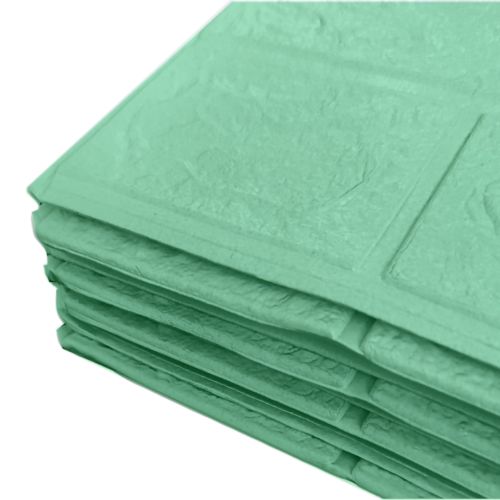 Самоклеющаяся декоративная 3D панель в рулоне 20м Под мятный кирпич  20000x700x3 мм