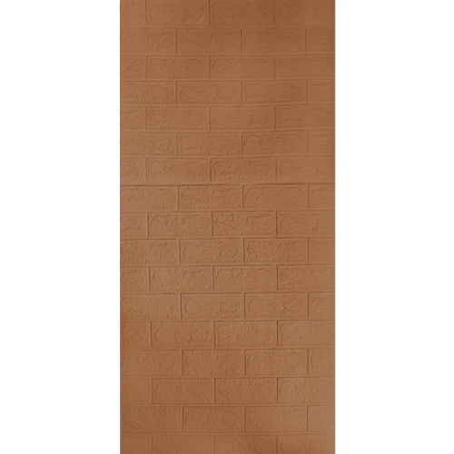 Самоклеющаяся декоративная 3D панель Под коричневый кирпич в рулоне 3080x700x3 мм