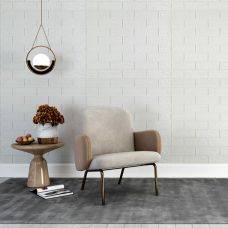 Самоклеющаяся декоративная 3D панель под белый матовый кирпич 700х770х2 мм