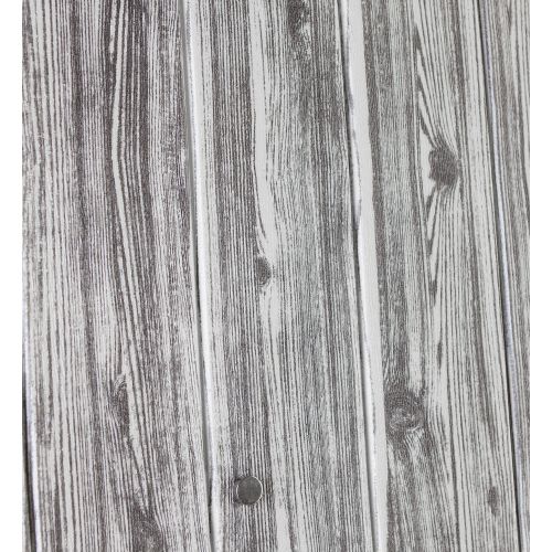 Самоклеющаяся декоративная 3D панель под дерево цвета зебры 700x700x5мм