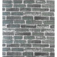 Самоклеющаяся декоративная 3D панель под серый екатеринославский кирпич 700х770х5мм