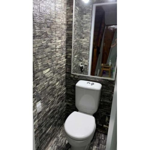 Самоклеющаяся декоративная 3D панель серый песчаник 700x770x5мм