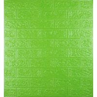 Самоклеющаяся декоративная 3D панель под зеленый кирпич 700х770х5мм