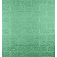 Самоклеющаяся декоративная 3D панель под мята кирпич 700х770х5мм