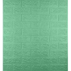 Самоклеющаяся декоративная 3D панель под мята кирпич 700х770х5мм