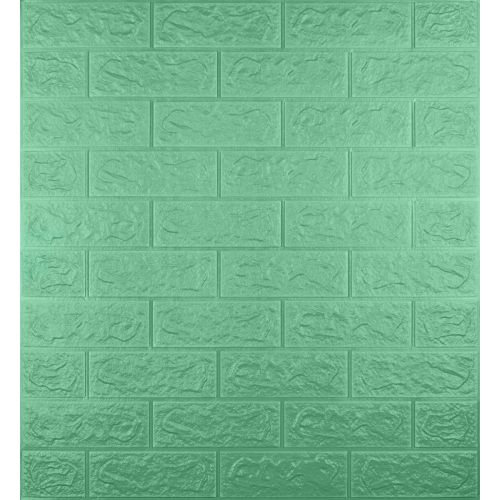 Самоклеющаяся декоративная 3D панель под мята кирпич 700x770x5мм