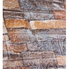 Самоклеющаяся декоративная 3D панель красный песчаник 700х770х5мм