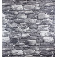 Самоклеющаяся декоративная 3D панель серые валуны 700х770х5мм