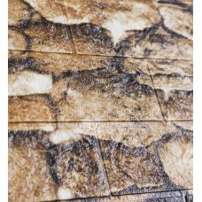 Самоклеющаяся декоративная 3D панель желтые валуны 700х770х5мм