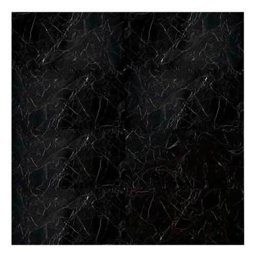 Самоклеящаяся виниловая плитка черный мрамор 600*300*1,5мм (СВП-106-глянец)