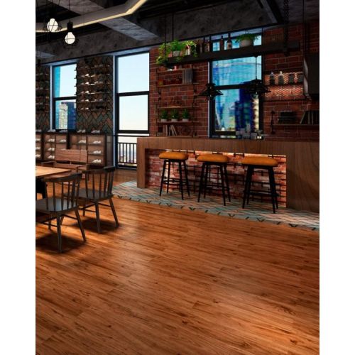 Самоклеящаяся виниловая плитка каштан, цена за 1 шт. (СВП-002)