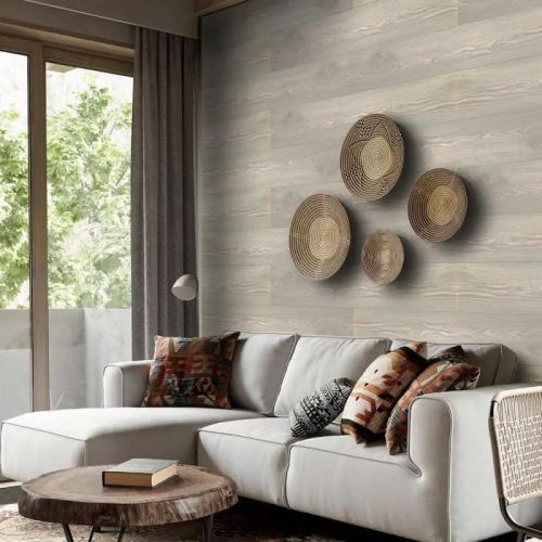 Самоклеящаяся виниловая плитка молочное дерево, цена за 1 шт. (СВП-009)