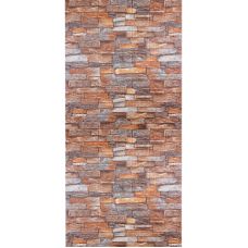 Самоклеющаяся декоративная 3D панель под кирпич красный песчаник в рулоне 20м 20000х700х3мм