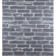 Самоклеющаяся 3D панель под светло-серый екатеринославский кирпич 700х770х3мм (39-3)