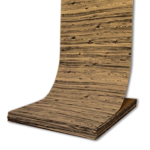 Самоклеющаяся декоративная 3D панель под дерево цвета золото в рулоне 2800x700x3мм