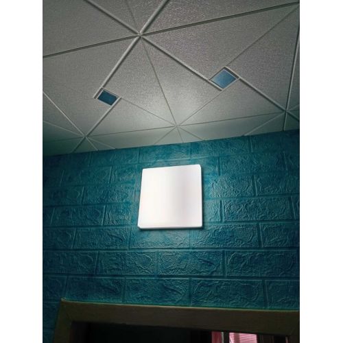 Самоклеющаяся декоративная 3D панель под кирпич голубой мрамор 700x770x3мм (65-3)