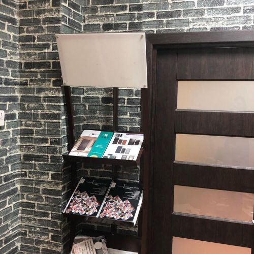 Самоклеющаяся декоративная 3D панель под серый екатеринославский кирпич 700x770x3мм (42-3)