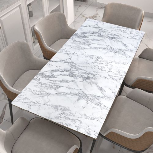 Самоклеющаяся пленка белый мрамор 0,45х10м (1207)