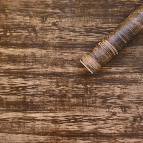 Самоклеющаяся пленка темно-коричневое дерево 0,45х10м (1243)