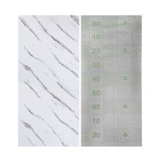 Самоклеящаяся виниловая плитка в рулоне белый мрамор с прожилками 3000х600х2мм, цена за 1 шт. (СВП-1285)