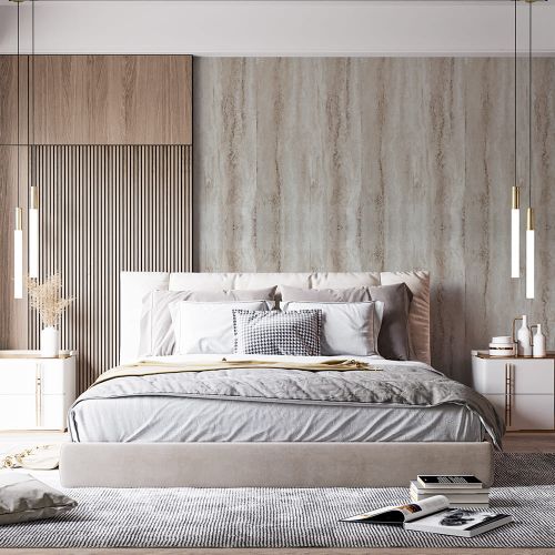 Самоклеящаяся виниловая плитка в рулоне перламутровый мрамор 3000х600х2мм, цена за 1 шт. (СВП-1283)